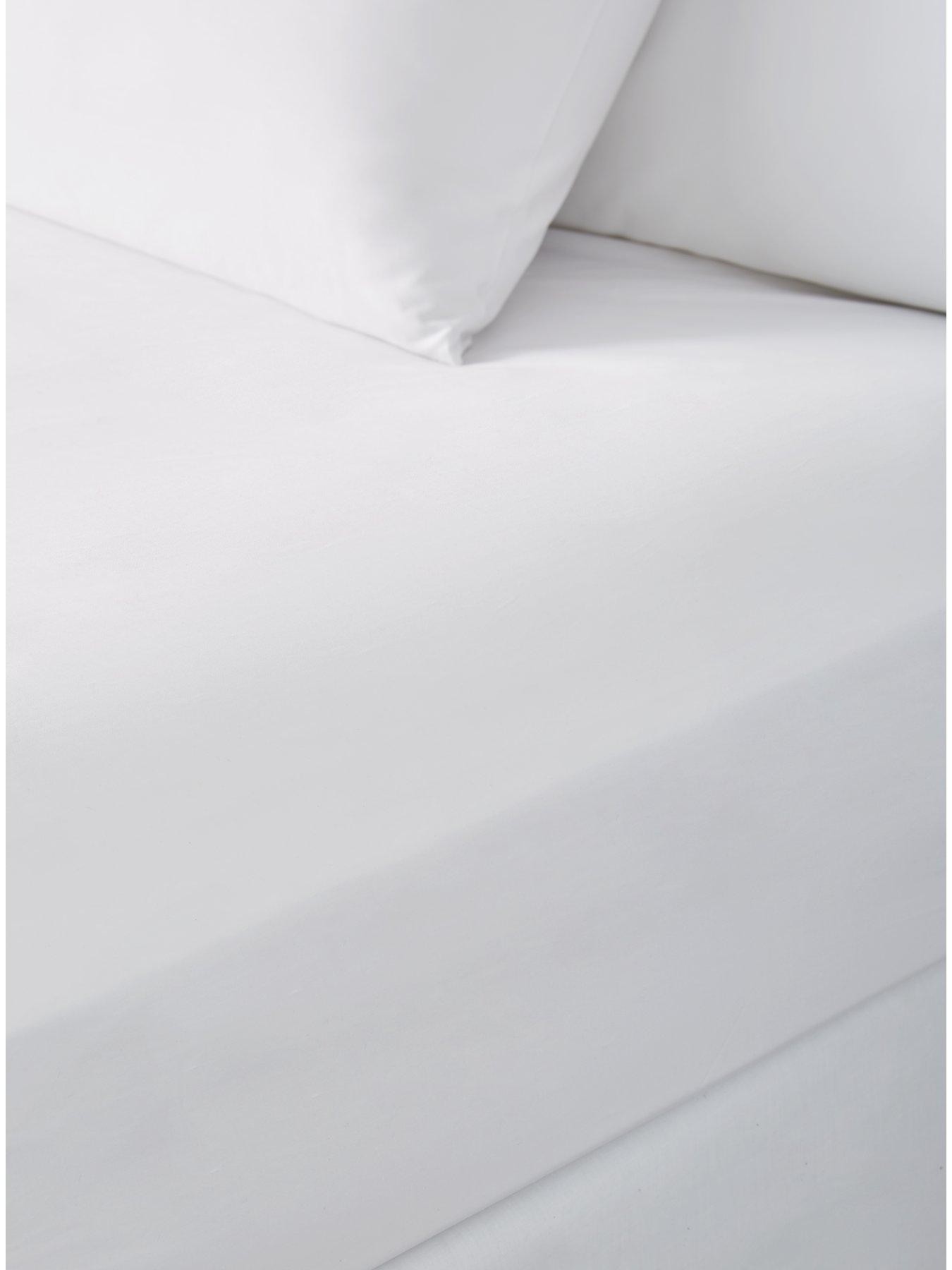 600 thread count Fitted Sheet Egyptian Cotton 34cm Deep Cream